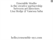 Tablet Screenshot of ensemble-nyc.com